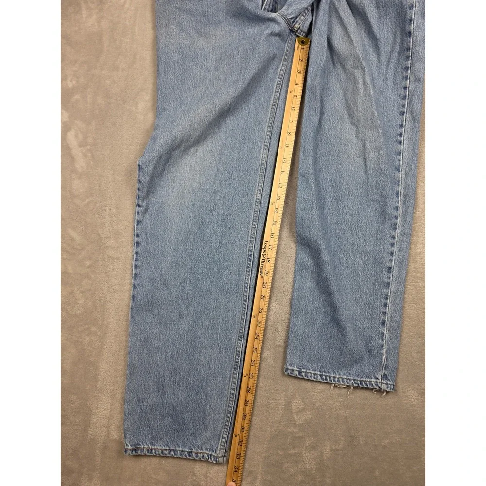 Vintage Levis 550 Relaxed Jeans Mens 38x34 Fit 36x34 Blue Made in USA Denim Y2K